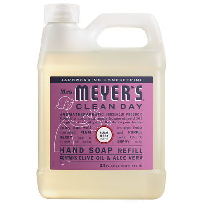 Plum Berry Liquid Hand Soap & Refill Set