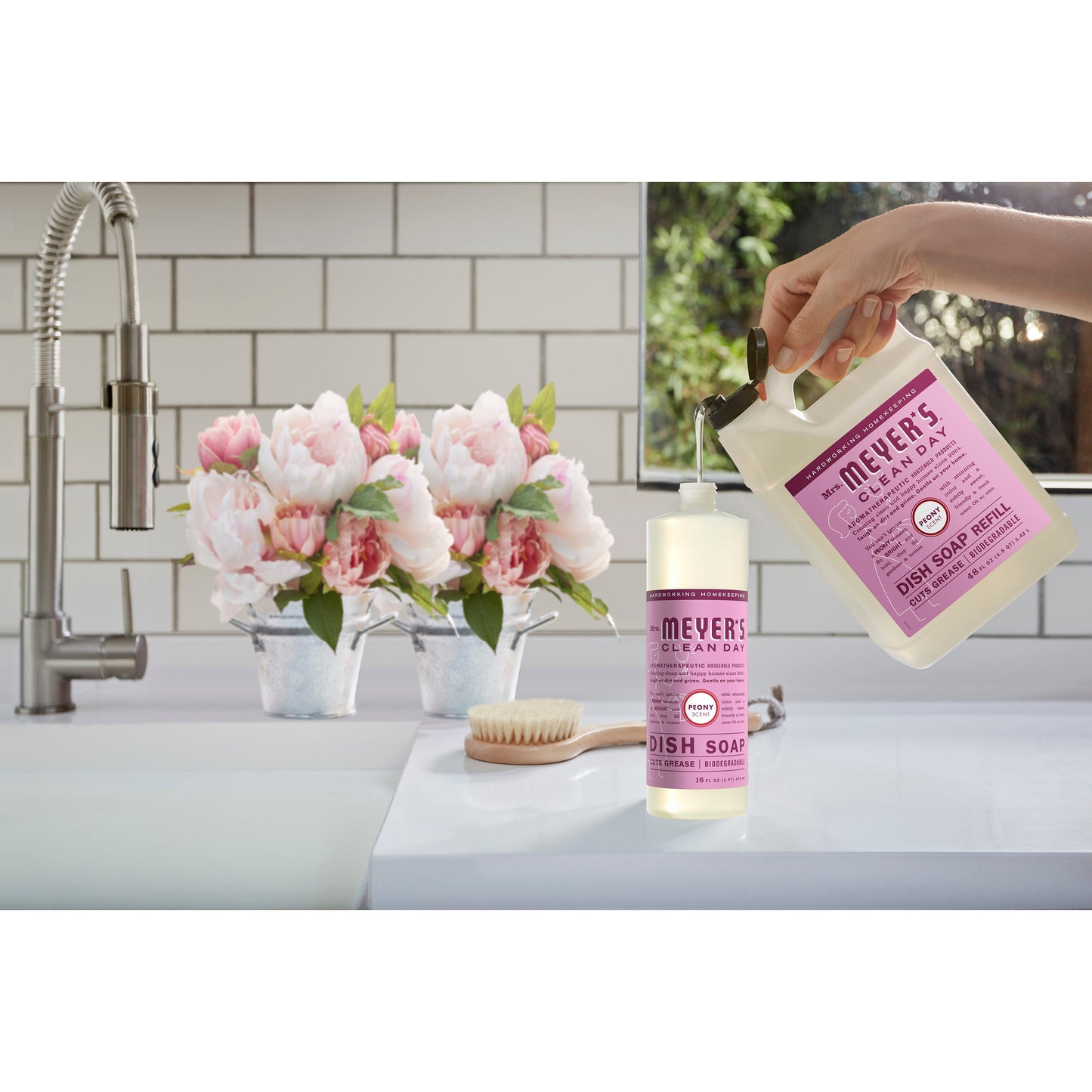 Peony Dish Soap Refill